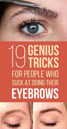 ~great tips for those of us who are browsing challenged~ Plucking Perfect Eyebrows, Eyebrows For Face Shape, Regrow Eyebrows, How To Do Brows, Uneven Eyebrows, Plucking Eyebrows, Eyebrow Hacks, Threading Eyebrows