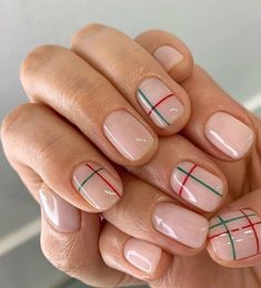 Neat Nails, Ideas Uñas, Nail Time, Christmas Gel Nails, Cute Gel Nails, Glam Nails, Xmas Nails, Dipped Nails, Minimalist Nails