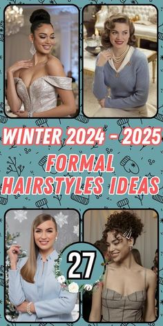 #WinterHairstyles #ColdWeatherCuts #SnowySeasonStyles #FrostyFringe #CozyCurls #HolidayHairdos #ChillyChic #IcyInspiration #WinterWonderHair #FiresideFaves #SweaterWeatherStrands #FrostyFauxHawk #SnowflakeStrands #WinterWaves #FrozenFringe #BlizzardBraids #PolarVortexPonytail Holiday Hair Dos, Holiday Manicure Ideas, Elegant Short Hair, Holiday Party Outfit Christmas, Holiday Manicure, Hairstyles 2024, Hair Mistakes, Sleek Updo