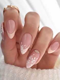 Chic and classy for fall—this French manicure is a must-try! 🍁💅 Elevate your nails this season. #ChicNails #FallFrenchTips #NailInspo Acrylic Nails Almond Shape, Manicure Tips, Almond Acrylic Nails, Pedicure Nail Art, Orange Nails, Prom Nails, Nail Arts