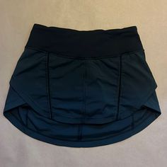 Black Lululemon Skirt Never Worn No Damages Athleisure Black Workout Skirt, Black Athleisure Skirt For Workout, Athleisure Black Sports Skirt, Black Athleisure Skirt For Sports, Athleisure Black Skirt For Sports, Sporty Black Skirt With Built-in Shorts, Black Athleisure Skort With Lined Skirt, Athleisure Black Lined Skort, Black Athleisure Skirt With Built-in Shorts