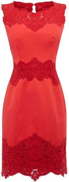 Lace Pencil Dress, Lace Panel Dress, Going Shopping, Dresses 2013, Red Lace Dress, Southern Girl, Panel Dress, Dresses Elegant, Gorgeous Gowns