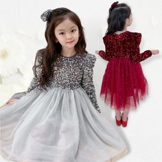 This Long Sleeves Sequin Top Glimmering Princess Party Dress is made of high-quality fabric, very soft and comfortable to wear. It is suitable for girls' birthday parties, Christmas Day, or New Year's Eve. The shining sequins on the top will make your girl look like a princess in this dress. Features: Sequin design. Full sleeve design. Mid-calf length. Comfortable to wear. Elegant and classy. Fabric & Care: Made of high-quality cotton fabric, viscose, and mesh. Hand wash is preferred. Do not ble Long Sleeve Sequin Top, Princess Party Dress, Full Sleeves Design, Unique Party Dresses, Girls Casual Dresses, Mid Calf Dresses, Beautiful Princess, White Dress Party, Long Sleeve Sequin