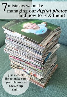 a stack of magazines sitting on top of a green couch