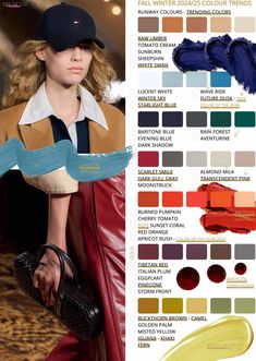 Curious about the color trends for fall-winter 2024/25? Find out the must-have colors to keep your wardrobe on point. Deep Winter Palette Outfits, Winter Pastels, Colour Trends, Fashion Trends Winter, Fall Winter 2024, Winter Trends, New Fashion Trends