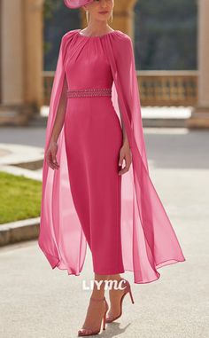 M1184 - Scoop Long Sleeves Chiffon Floor Length Mother of Bride Dress – Liymc Elegant Spring Chiffon Dress For Mother Of The Bride, Elegant Chiffon Dress With Sheer Sleeves For Wedding, Elegant Chiffon Wedding Dress With Sheer Sleeves, Elegant Chiffon Georgette Dress For Wedding Guest, Elegant Pink Chiffon Dress For Wedding Guest, Elegant Floor-length Chiffon Dress For Mother Of The Bride, Elegant Chiffon Dress For Mother Of The Bride, Elegant Pink Chiffon Evening Dress, Elegant Chiffon Mother Of The Bride Dress