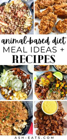 the ultimate guide to animal - based diet meal ideas and recipes