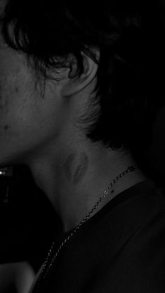 Kiss | men's neck |  kiss on the neck |  red lipstick | Kisses On Neck Lipstick, Lipstick On Neck Aesthetic, Lipstick Kisses On Neck, Lipstick On Neck, Kiss Mark Tattoo Men, Couple Lipstick Mark, Hickies Neck Snapchat, Aestethic Neck Kiss, Lipstick Kiss Mark Aesthetic