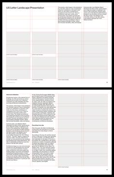 Grid system for US letter format InDesign presentation template Graphic Design Grid System, Essay Design Layout, Indesign Grid, Website Grid, Essay Layout, Indesign Layout