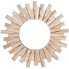 Wooden Sunburst Accent Mirror - HER Home Design Boutique Sunburst Mirror Wall, Driven By Decor, Starburst Mirror, Inexpensive Decor, Thrifty Diy, Thrifty Decor Chick, Thrifty Decor, Sunburst Mirror, Diy Mirror