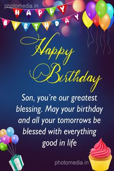 happy birthday son Birthday Wishes Son Boys, Happy Birthday Wishes For A Son, Happy 20th Birthday Son, Happy Bday Son, Son's Birthday Wishes From Mom, Happy Birthday To Son, Birthday Wishes To Son, Birthday Wish For Son