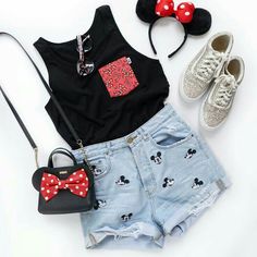 Minnie Mouse Outfit, What To Wear To Disney, Mouse Outfit