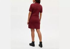 Signature Knit Jacquard Polo Dress | COACH OUTLET Fitted Casual Jacquard Knit Dress, Casual Fitted Jacquard Knit Dress, Knit Jacquard, Coach Outlet, Polo Dress, Store Fronts, Outlet, Architecture, Knitting