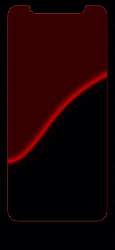 a black background with red lines and a square frame on the bottom that has an image of a wave in it