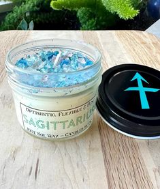 Sagittarius, Crystal Candle, Birthday Candle, December Birthday, Gift Ideas, Astrology Candle, Zodiac Candle, Horoscope, Natural Soy Candle - Etsy