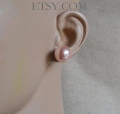 14 mm Pink Pearl Earrings,Round Pearl Earrings,Large Pearl Earrings Stud, Faux Pearl Stud Earring, L Big Pearl Earrings, Round Pearl Earrings, Pink Pearl Earrings, Large Pearl Earrings, Bath And Body Works Perfume, Earrings Big, Big Pearl, Earrings Round, Earrings Large