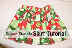 a skirt made out of fabric with candy canes and pepperminks on it