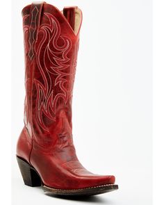 Idyllwind Women's Redhot Western Boots - Snip Toe, Red Red Cowgirl Boots, Red Cowboy Boots, Christmas Boots, Womens Cowgirl Boots, Boot Barn, Cowgirl Chic, Red Boots, Cowboy Boots Women, Heel Caps