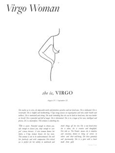 the virgo woman is featured in this book