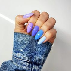 Nails For Prom, Stem Challenge, Purple Nail, Blue Nail, Jelly Nails, Pastel Nails, Dream Nails, Fire Nails, Pretty Acrylic Nails