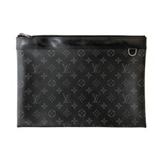 We guarantee the authenticity of this bag or your Full Money Back. The bag has been inspected and authenticated by our experts. Description: Authentic Pre-Owned Louis Vuitton Monogram Eclipse Discovery Pochette Condition: Pre/Loved in Good Condition. Estimated Retail: $1,050 Details: Monogram Eclipse Coated Canvas / Black Leather TrimSilver-Tone HardwareBlack Fabric Interior LiningOne Compartment / Zipper Closure at Top Measurement: Width 36cm / Height 25cm / Depth 2cm For more details on this i Pre Owned Louis Vuitton, Lv Monogram, Handbag Wallet, Wallet Accessories, Vuitton Bag, Casual Backpack, Bag Tags, Womens Backpack, Louis Vuitton Monogram