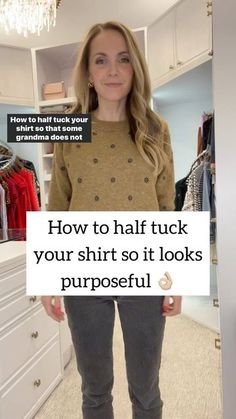 Tucked In Shirt Outfit, Shirt Tucked Into Jeans, Tuck Your Shirt, How To Wear Shirt, French Tuck, Dark Fall, Latest Short Hairstyles, Trendy Short Haircuts