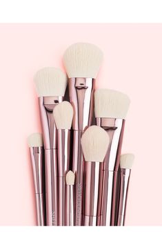 What it is: A brush designed with a densely packed wide/flat shape that's sized to fit under the eyes, around the nose or on the eyelids. What it does: The soft density of these bristles allows for an even and smooth distribiution of concealer without tugging at the delicate skin around the eyes, and will place concealer only where needed instead of over distributing. This brush can be used with liquid, cream or powder products to pat or gently spread sheer layers, and may also be used to buff a Smoked Eyeliner, Soft Contour, Sheer Foundation, Luxury Powder, Cream Highlighter, Powder Contour, Blending Eyeshadow, Highlighter Brush, Moisturizing Face Cream