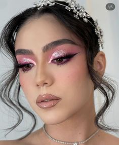 Thanksgiving Makeup Looks, Exotic Makeup, Quinceanera Makeup, Bts Makeup, Makeup Ojos, Barbie Makeup, Birthday Makeup, Glam Makeup Look, Makeup Eye Looks