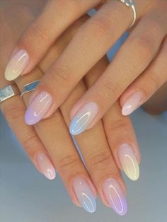 Uñas Ideas, Reflective Nails, Hello Nails, Basic Nails, Casual Nails, Latest Nail Art, Pastel Nails, Neon Nails, Beach Nails