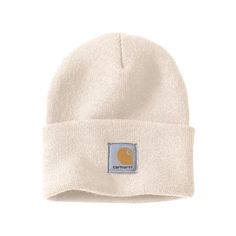 Carhartt Hat, Carhartt Beanie, Logo Sewing, Knit Hat For Men, Workwear Essentials, White Beanies, Stocking Cap, Watch Cap, Carhartt Women