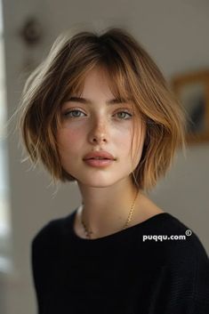 Short French Bob Hairstyles: Chic and Timeless Looks - Puqqu French Bob With Bangs Asian, French Bob Thick Hair Round Face, 60s French Bob, French Bob Hairstyles, Shaggy Pixie, Short French, Messy Bob Hairstyles, Timeless Looks