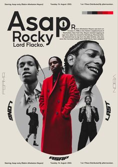 the poster for asap rocky's new album, lord flacco and his band