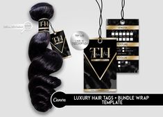 Hair Extensions Box Packaging, Bundle Photoshoot, Hair Business Packaging, Hang Tag Template, Lux Hair, Hang Tag Design, Small Business Instagram, Luxury Hair Extensions, Hair Boutique