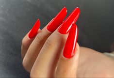 Slim Nails, Nails Now, Nail Extensions, Red Design, Minimalist Nails, Chic Nails, Trendy Nails, Long Nails