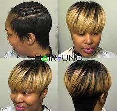 Black Short Hairstyles, Mushroom Cut, Short Quick Weave Hairstyles, Short Weave Hairstyles, Short Weave, Short Hair Pixie Cuts