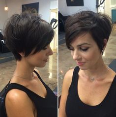 40 Cute and Easy-To-Style Short Layered Hairstyles Shaggy Pixie, Office Hairstyles, Longer Pixie Haircut, Easy Everyday Hairstyles, Layered Hairstyles, Short Layers, Trendy Short Haircuts, Short Layered