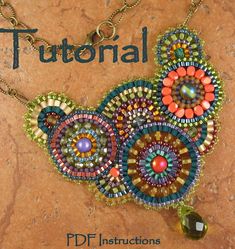 an image of a necklace made with beads and beading on the cover of a book