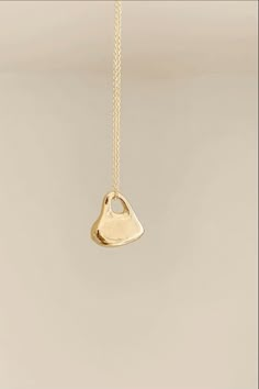 Sculptural heart pendant, first formed in wax by hand then cast in recycled Brass or Sterling Silver. Made in New York City. Chain Necklaces Women, Wax Necklace, Necklace Pendant Design, Jewelry Sculpture, Unique Gold Necklace, Recycled Gold Jewelry, The Bling Ring, Silver Necklace Pendant, Metal Pendants