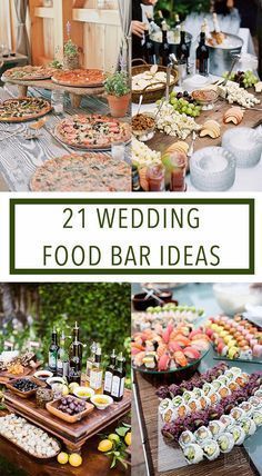 wedding food bar ideas that are easy to make