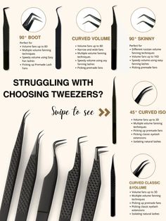 If you're looking for the best volume lash tweezers, look no further! Lashes Tech, Eyelashes Business, Lash Education, Lash Babe, Lash Course, Lash Room Ideas, Lash Maps, Lash Extension Training