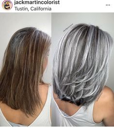 Blond Cenușiu, Jack Martin, Grey Hair Transformation, Long White Hair, Gorgeous Gray Hair, Grey Hair Inspiration, Silver Highlights, Gray Hair Growing Out, Silver Hair Color