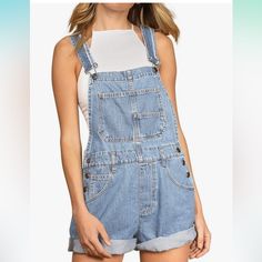 Just Bought Overall Shorts, Missed The Cutoff Date For Returns. Never Worn, Tried On And Didn’t Like How They Fit Me. Didn’t Come With Tags, But They Are Brand New. Casual Blue Short Length Shortalls, Casual Cotton Overall Shorts, Casual Blue High Rise Shortalls, Bohemian Rompers, Overalls Shorts, One Shoulder Jumpsuit, Knitted Romper, One Clothing, Striped Jumpsuit