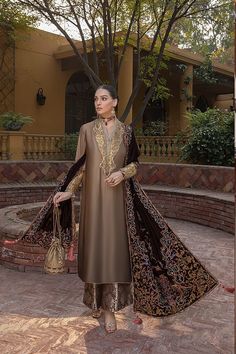 Zainab Chottani, Velvet Shawl, Ayeza Khan, Beautiful Dress Designs, Velvet Collection, Stylish Dress Designs