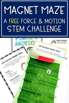 Forces And Motion Activities 2nd Grade, Forces And Motion 3rd Grade Activities, Forces And Motion Stem Activities, Forces Science Activities, Force And Motion 2nd Grade, Force And Motion Bulletin Board, Magnet Lessons 3rd, Force And Motion Activities 2nd Grade, Forces And Motion 3rd Grade