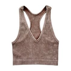 Are you looking for the perfect tank top that pairs effortlessly with all your summer favorites? Look no further than the Washed Mocha Ribbed Racerback Tank Top! Made with a premium lightweight and airy fabric, this tank features a classic ribbed design, v-neckline, and racerback style that create a timeless look.The Washed Mocha Ribbed Racerback Tank Top is the ultimate must-have for those hot summer days. Not only is the ribbed design incredibly flattering, but it’s also incredibly breathable. Seamless Racerback Summer Vest, Seamless Racerback Vest For Summer, Seamless Summer Racerback Vest, Summer Seamless Racerback Vest, Summer Ribbed Gym Tank Top, Summer Ribbed Racerback Vest, Summer Gym Ribbed Tank Top, Summer Yoga Ribbed Tank Top, Ribbed Yoga Tops For Summer