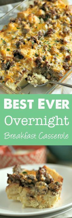 the best ever overnight breakfast casserole recipe