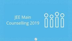 a blue background with white text that says jee main consulting 2019 on the bottom