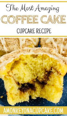 the most amazing coffee cake cupcake recipe