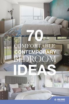 Contemporary Bedroom Ideas Contemporary Bedroom, Sleek, Bedroom, Home Decor Decals, Bed, Furniture, Home Decor