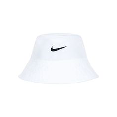 With a simple and sporty look, this kids' Nike UPF bucket hat will be adorable with any outfit. Click on this KIDS APPAREL & SHOES GUIDE to find the perfect fit and more! FEATURES One size fits most kids sized 4-7 UPF 40+ finish helps protect from the suns' UV rays 5-in. brim Built-in sweatband Gender neutralFABRIC & CARE Main body: polyester Built-in sweatband: cotton Hand wash Imported Color: White. Gender: male. Casual Sun Hat For Summer Sports, Sports Cotton Bucket Hat, Summer Sports Cotton Bucket Hat, Nike Sporty Adjustable Hat, White Sports Bucket Hat, Summer Sports Bucket Hat In Cotton, Sporty Adjustable Summer Hats, Sporty Adjustable Beach Hats, Cotton Sports Bucket Hat